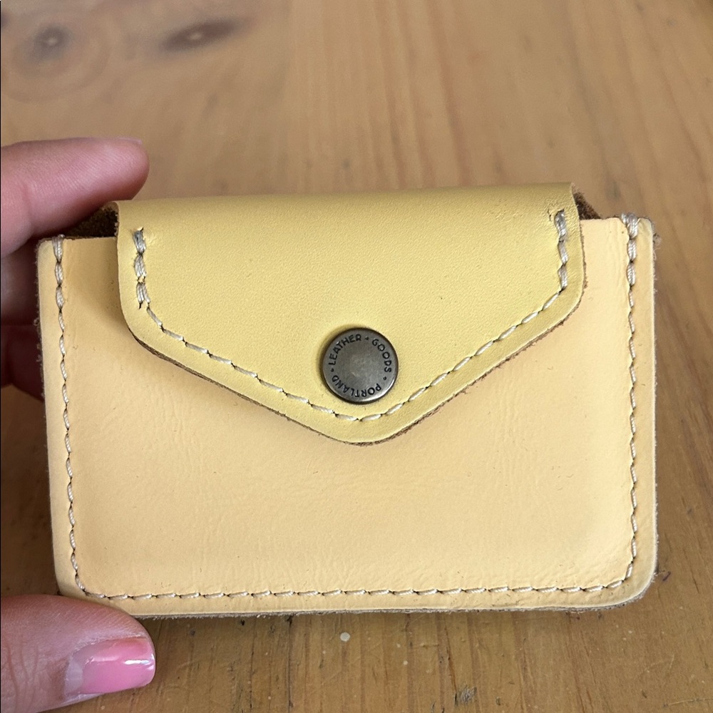 Leather card holder